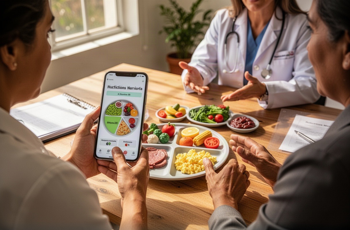 Guía nutricional para control de glucosa y lípidos